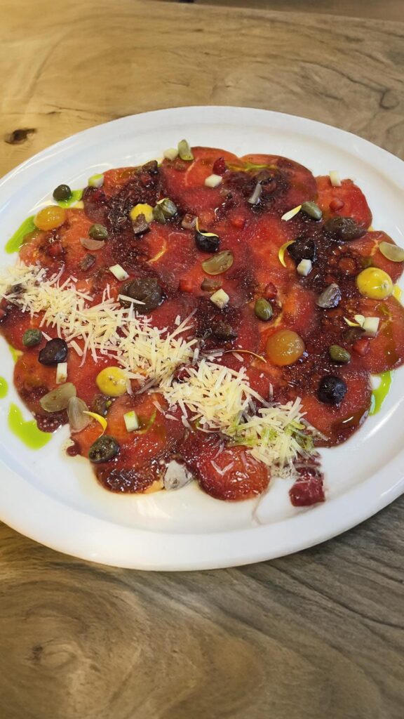 Carpaccio de Guanaco